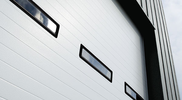 Commercial overhead door installation