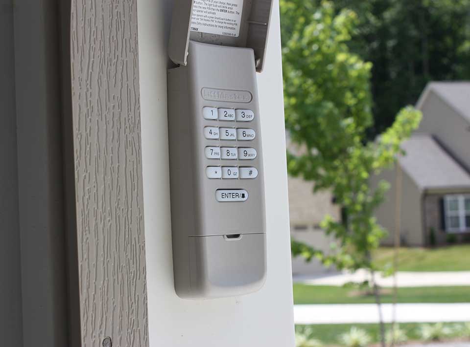 Garage door opener installation