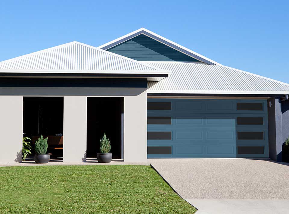 Residential garage door colors and finishes